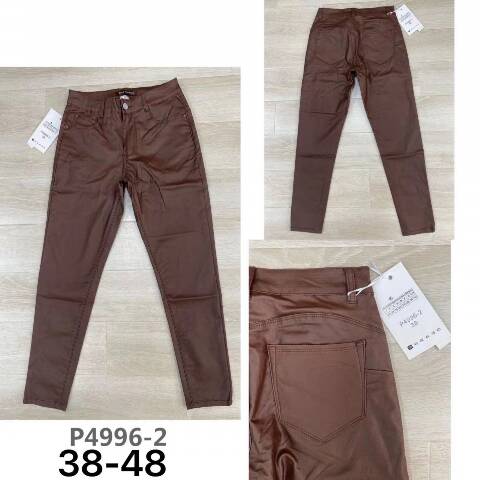 Spodnie z eko-skóry damskie P4996-2 1 kolor 38-48 1