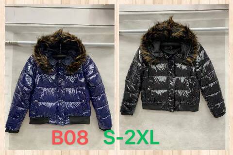 Kurtka zimowa damskie B08 1 kolor S-2XL