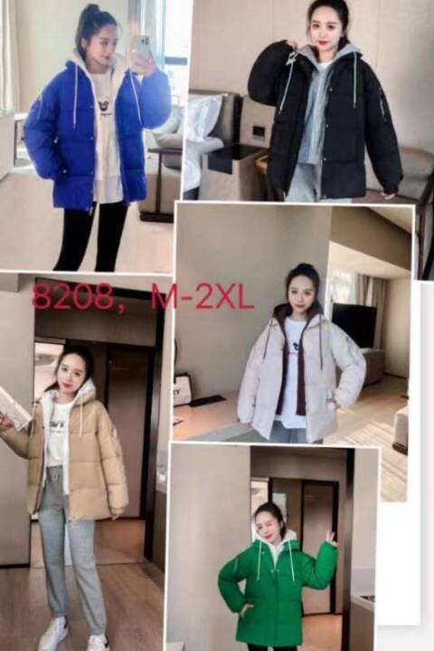 Kurtka zimowa damskie 8208 1 kolor M-2XL 1