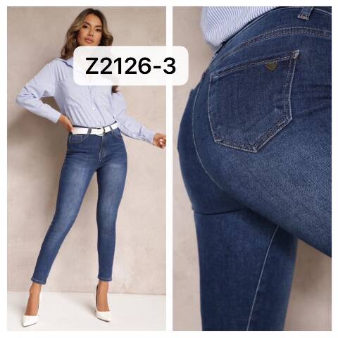 Jeansy damskie Z2126-3 1 kolor XS-XL