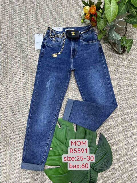 Jeansy damskie R5591 1 kolor 25-30