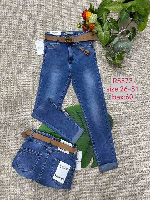 Jeansy damskie R5573 1 kolor 26-31 1