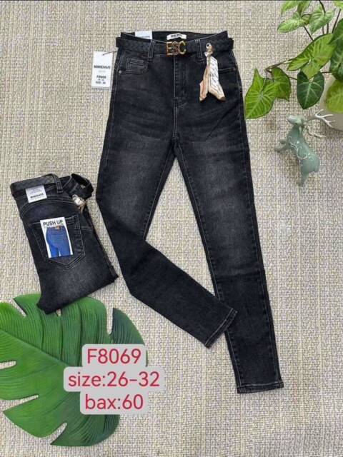 Jeansy damskie F8069 1 kolor 26-32 1