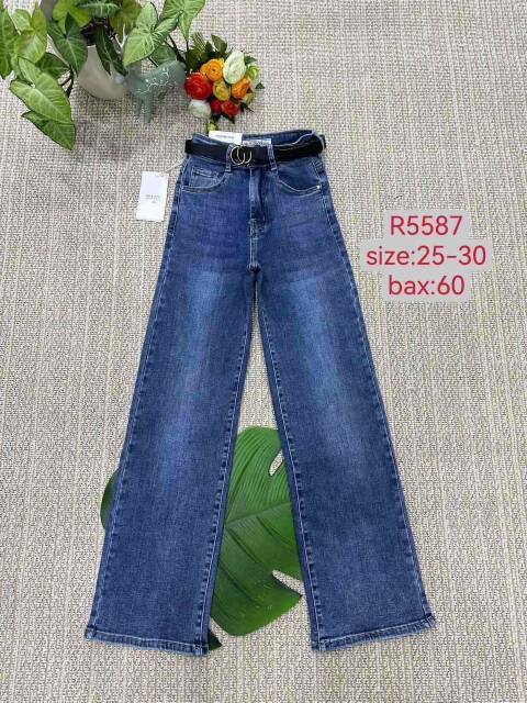 Jeansy damskie F5588 1 kolor 25-30