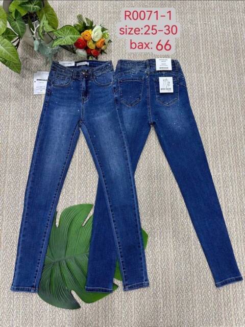 Jeansy damskie R0071-1 1 kolor 25-30