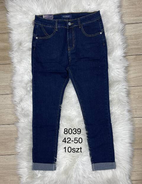 Jeansy damskie 8039 1 kolor 42-50 1