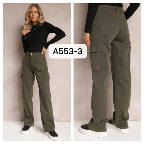 Jeansy damskie A553-3 1 kolor XS-XL 1