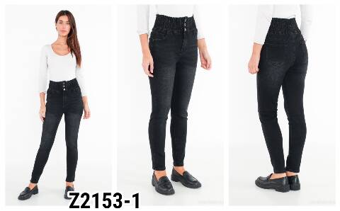 Jeansy damskie Z2153-1 1 kolor XS-XL