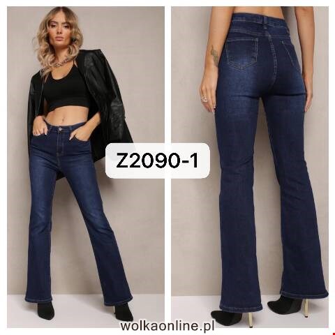 Jeansy damskie Z2090-1 1 kolor XS-XL