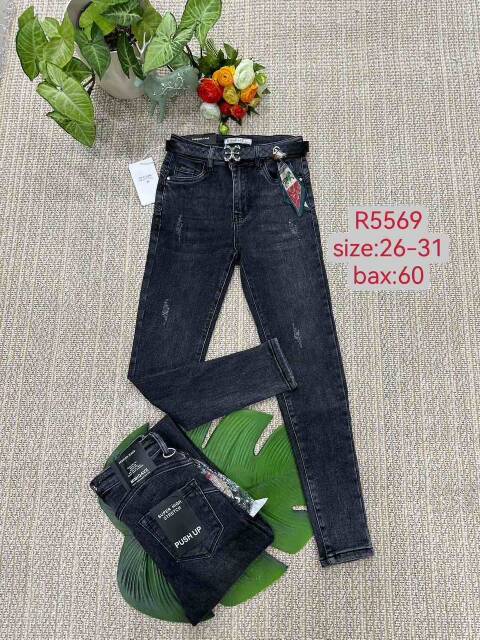 Jeansy damskie R5569 1 kolor 26-31 1