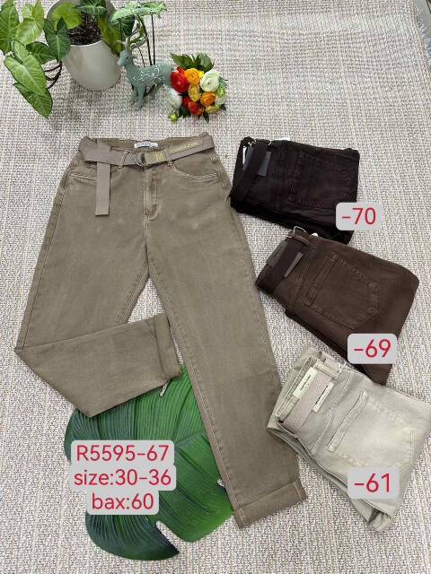 Jeansy damskie R5595-67 1 kolor 30-36