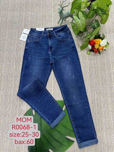 Jeansy damskie R0068-1 1 kolor 25-30