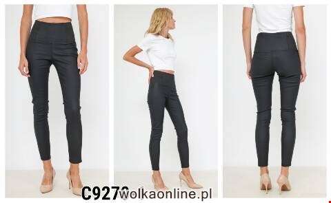 Spodnie z eko-skóry damskie C9270-1 1 kolor XS-XL