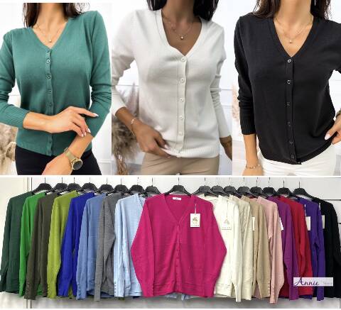 Sweter damskie 4306 Mix kolor Standard (Towar włoskie)