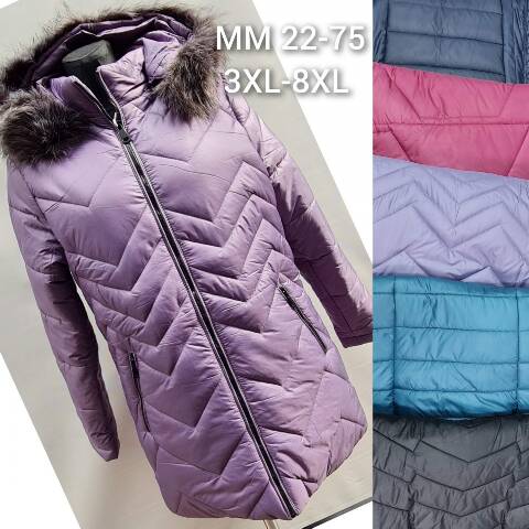 Kurtka zimowa damskie MM22-75 1 kolor 3XL-8XL 1