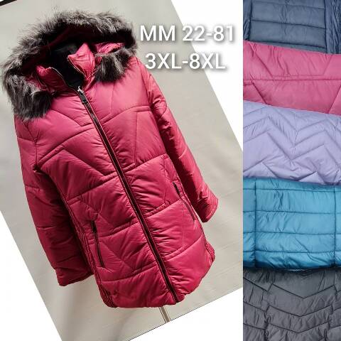 Kurtka zimowa damskie MM22-81 1 kolor 3XL-8XL 1