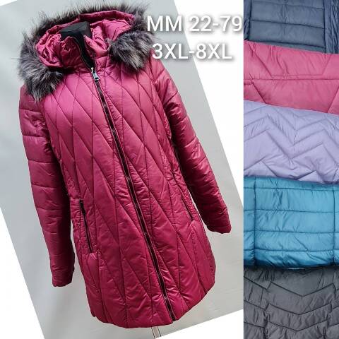 Kurtka zimowa damskie MM22-79 1 kolor 3XL-8XL