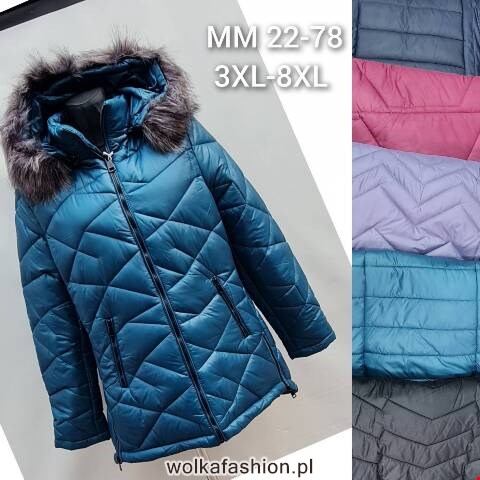 Kurtka zimowa damskie MM22-78 1 kolor 3XL-8XL