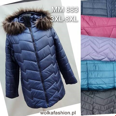 Kurtka zimowa damskie MM883 1 kolor 3XL-8XL