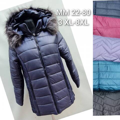Kurtka zimowa damskie MM22-80 1 kolor 3XL-8XL
