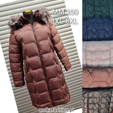 Kurtka zimowa damskie MM209 1 kolor 3XL-8XL