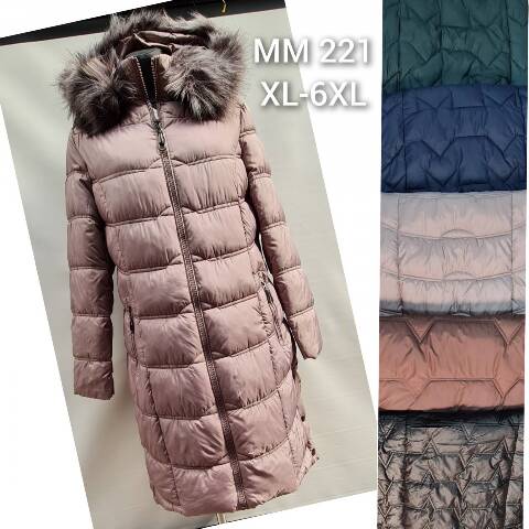 Kurtka zimowa damskie MM221 1 kolor XL-6XL