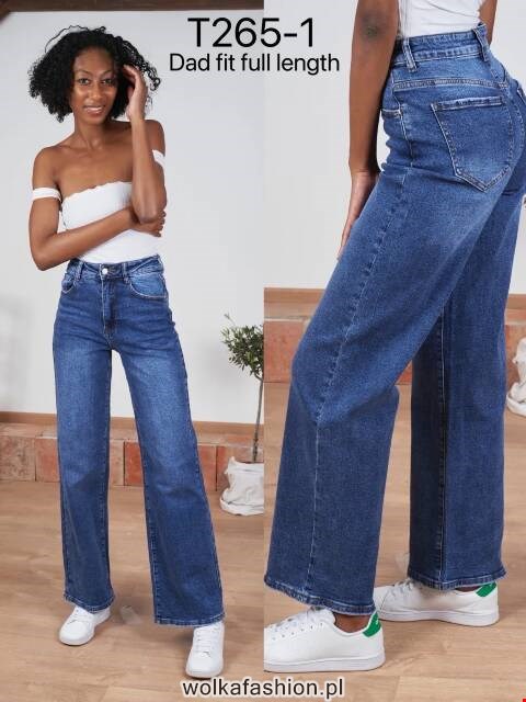 Jeansy damskie T265-1 1 kolor 34-42