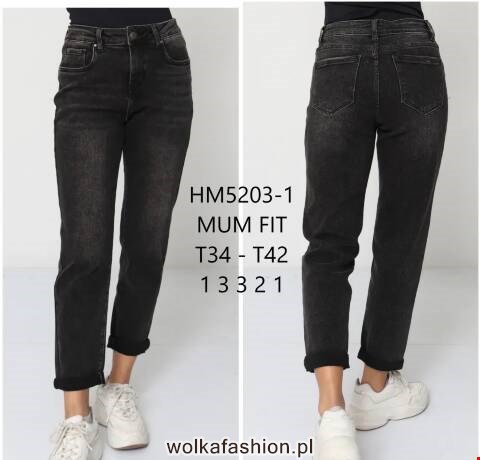 Jeansy damskie HM5203-1 1 kolor 34-42