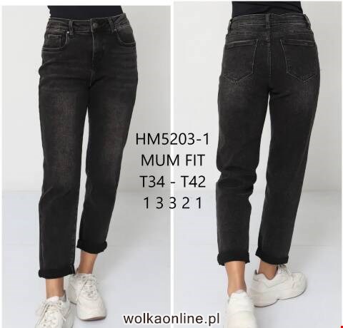Jeansy damskie HM5203-1 1 kolor 34-42
