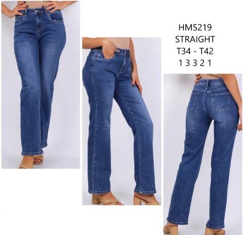 Jeansy damskie HM5219 1 kolor 34-42 1