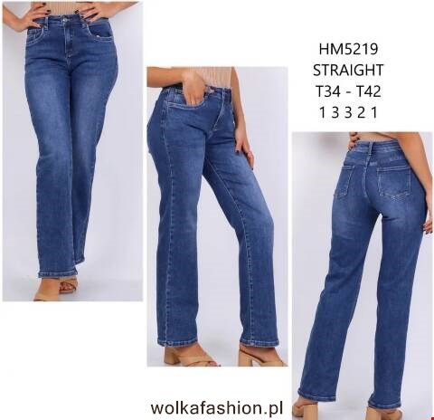 Jeansy damskie HM5219 1 kolor 34-42
