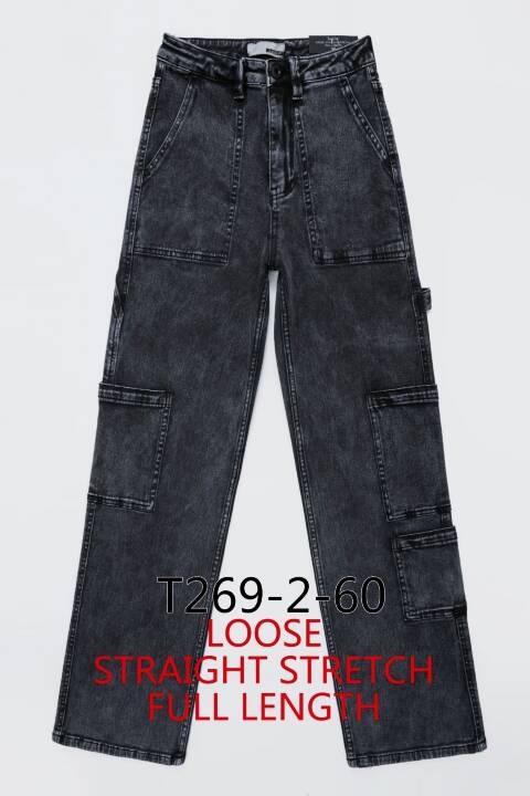 Jeansy damskie T269-2 1 kolor 34-42 1