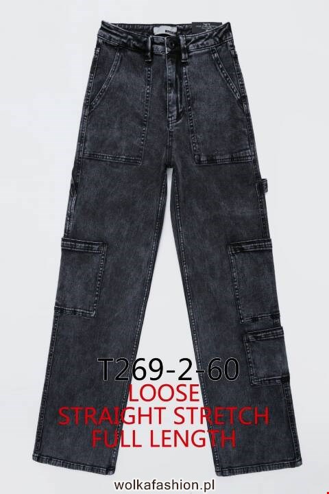 Jeansy damskie T269-2 1 kolor 34-42