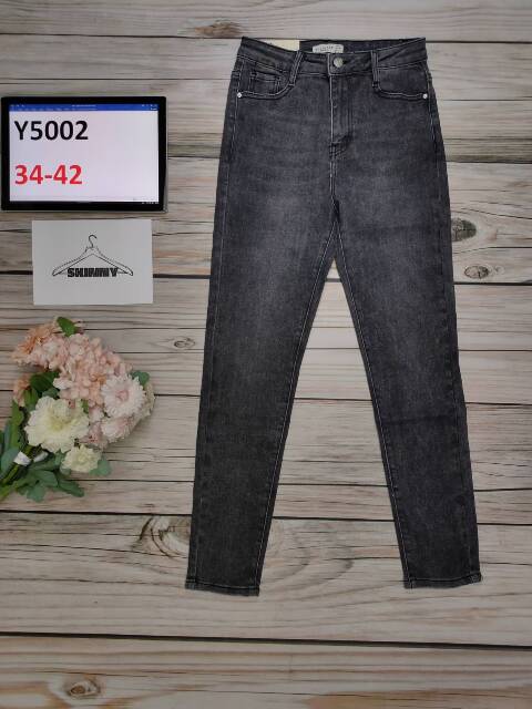 Jeansy damskie Y5002 1 kolor 34-42 2