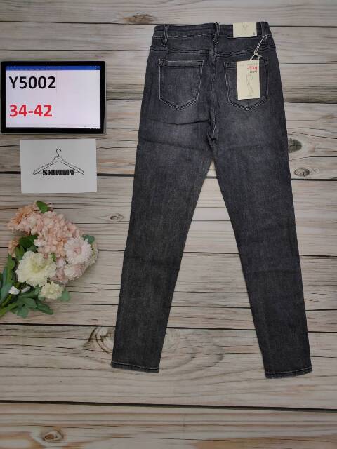 Jeansy damskie Y5002 1 kolor 34-42 1