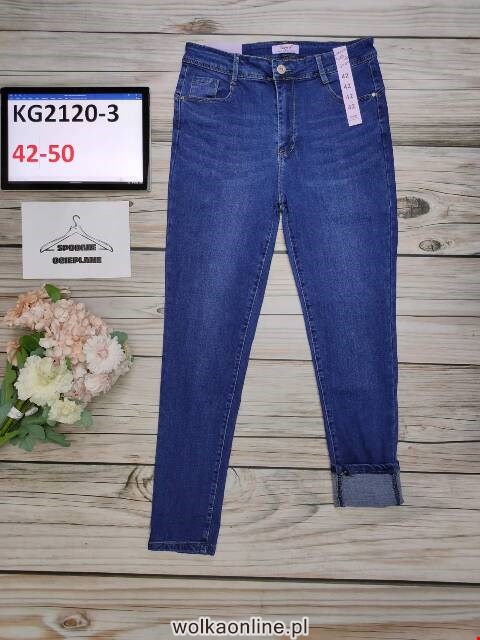 Jeansy damskie KG2120-3 1 kolor 42-50