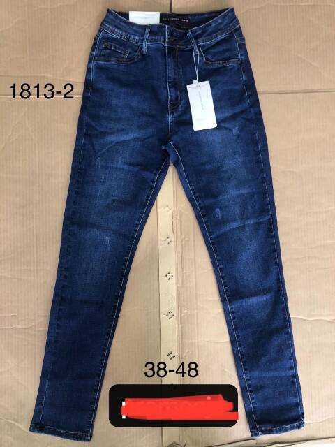 Jeansy damskie 1813-2 1 kolor 38-48 1