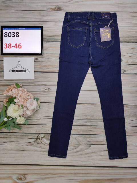 Jeansy damskie 8038 1 kolor 38-46 2