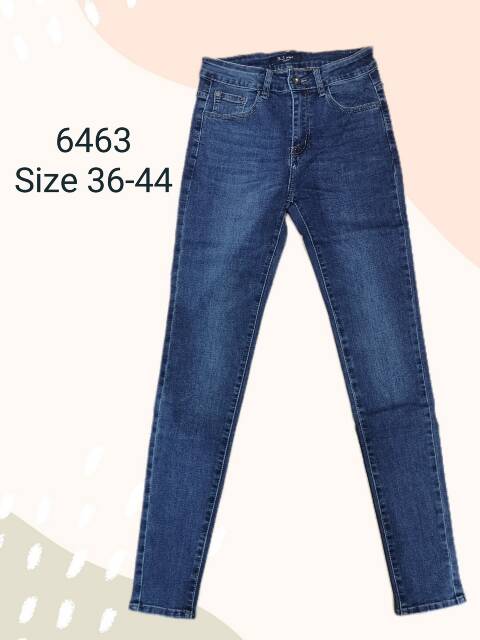 Jeansy damskie 6463 1 kolor 36-44 2