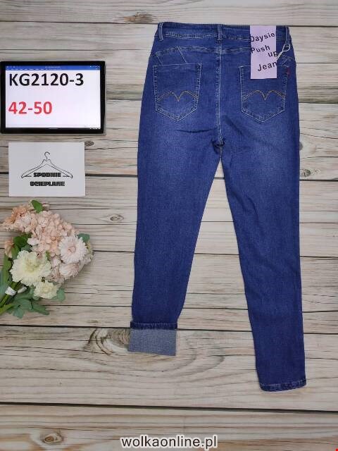 Jeansy damskie KG2120-3 1 kolor 42-50