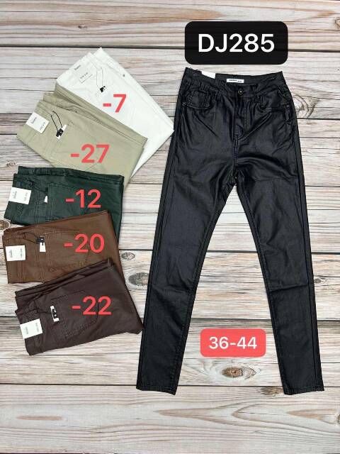 Spodnie z eko-skóry damskie DJ285 1 kolor 36-44