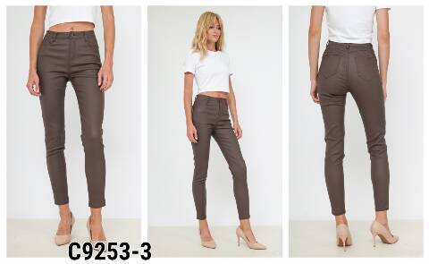 Spodnie z eko-skóry damskie C9253-3 1 kolor 36-44 1