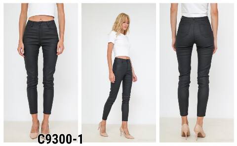 Spodnie z eko-skóry damskie C9300-1 1 kolor 36-44