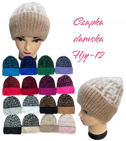 Czapka damskie zimowe 4852 Mix kolor Standard 1