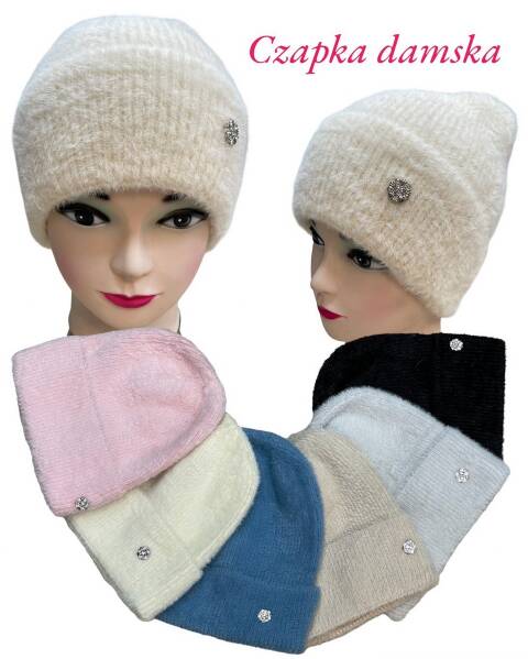 Czapka damskie zimowe 4855 Mix kolor Standard 1