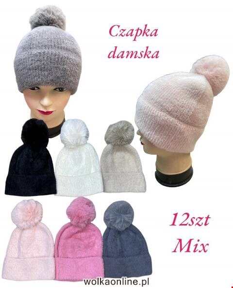 Czapka damskie zimowe 4866 Mix kolor Standard