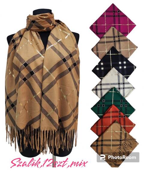 Szaliki damskie 4875 Mix kolor Standard