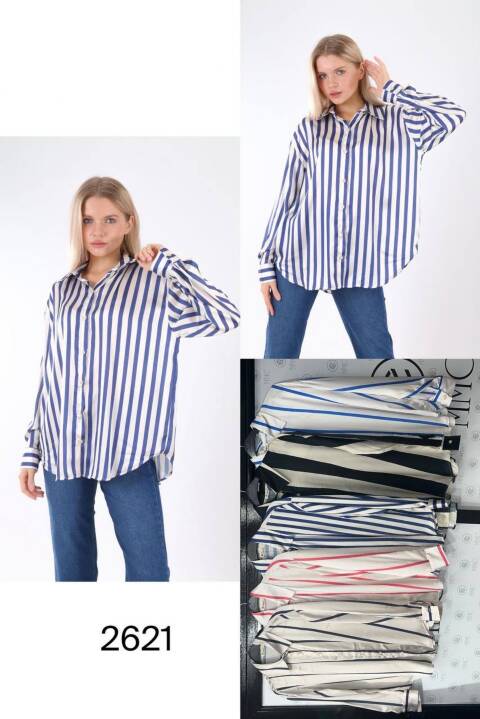 Koszula damskie 2621 1 kolor S-XL (Towar Tureckie) 1