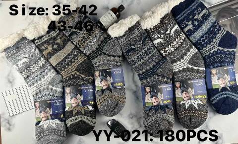 Kapcie-skarpety meskie YY-021 Mix kolor 39-46