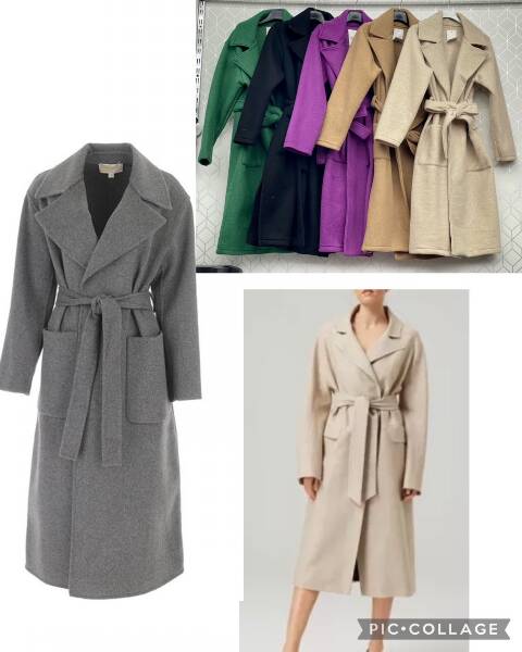 Płaszcze damskie 4940 1 kolor Standard (Towar Włoskie) 1